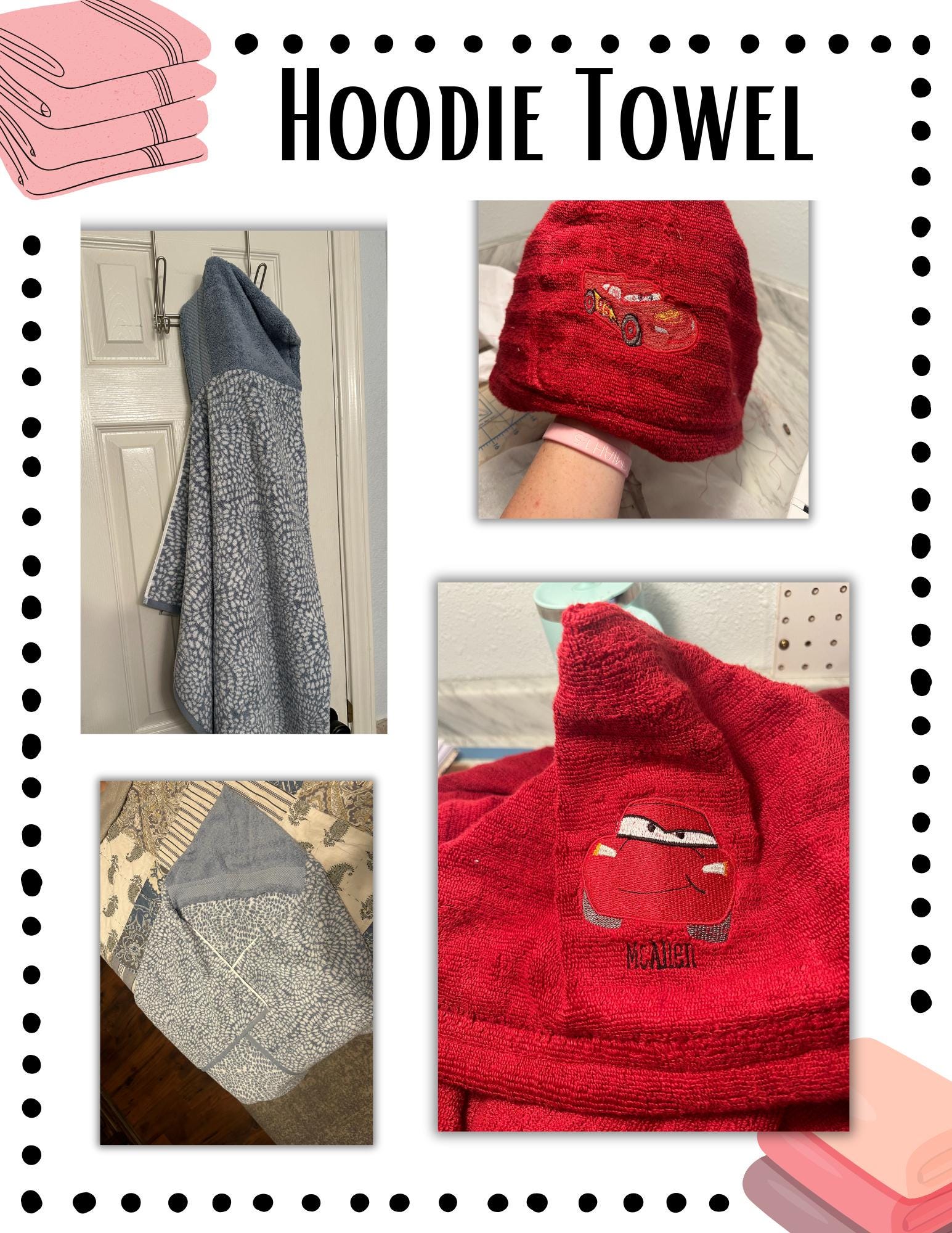 Custom Hoodie Towel image 3