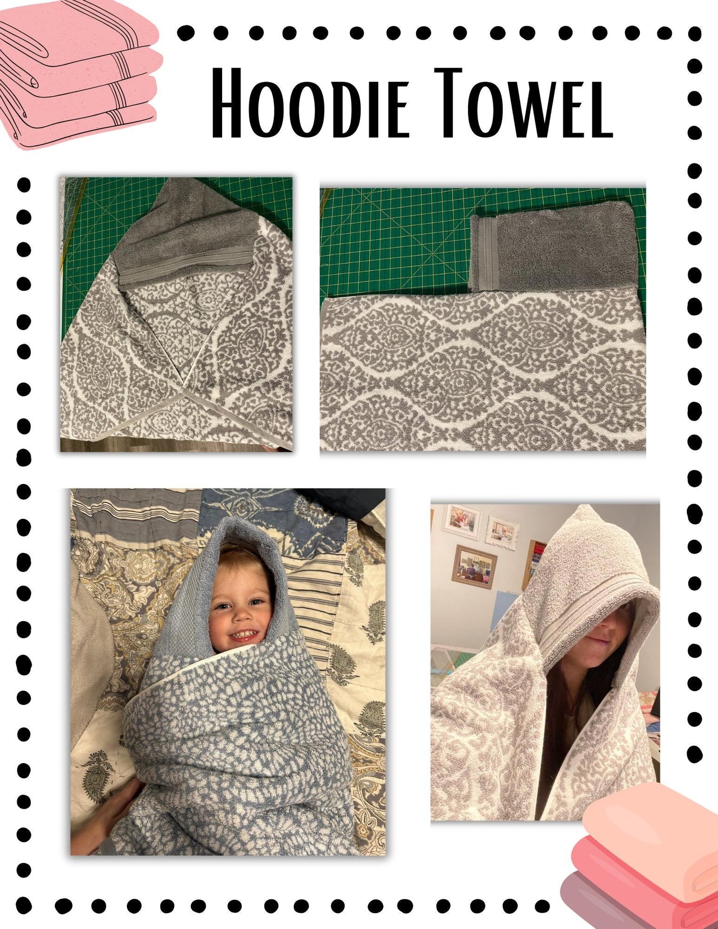 Custom Hoodie Towel image 2