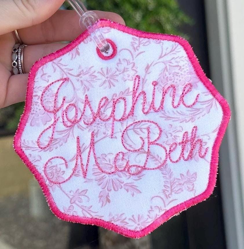 Custom Name Bag Tag image 1