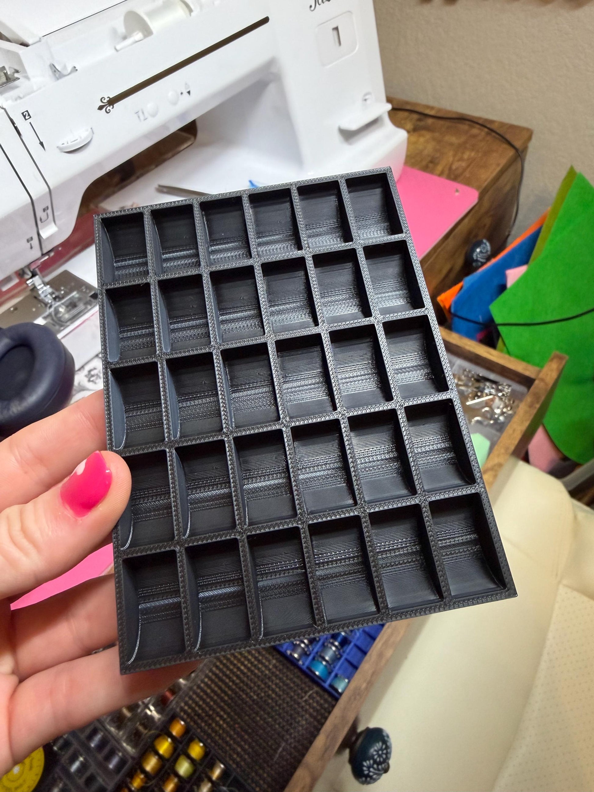 Sewing Bobbin Storage Tray & Organizer image 2