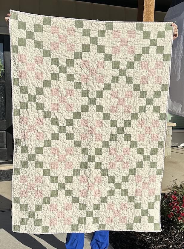 Criss Cross Irish Chain Quilt Pattern: Beginner Friendly image 3