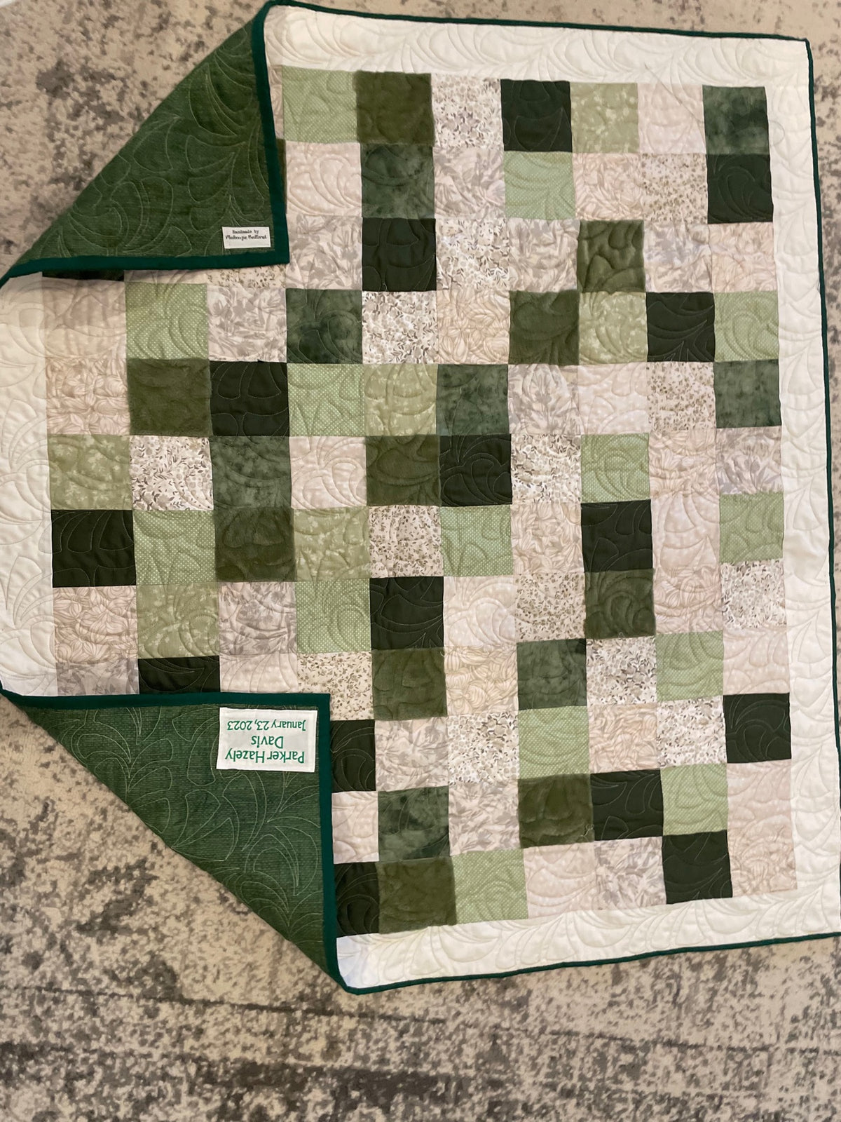 Quilt project by Kenzie Quilts