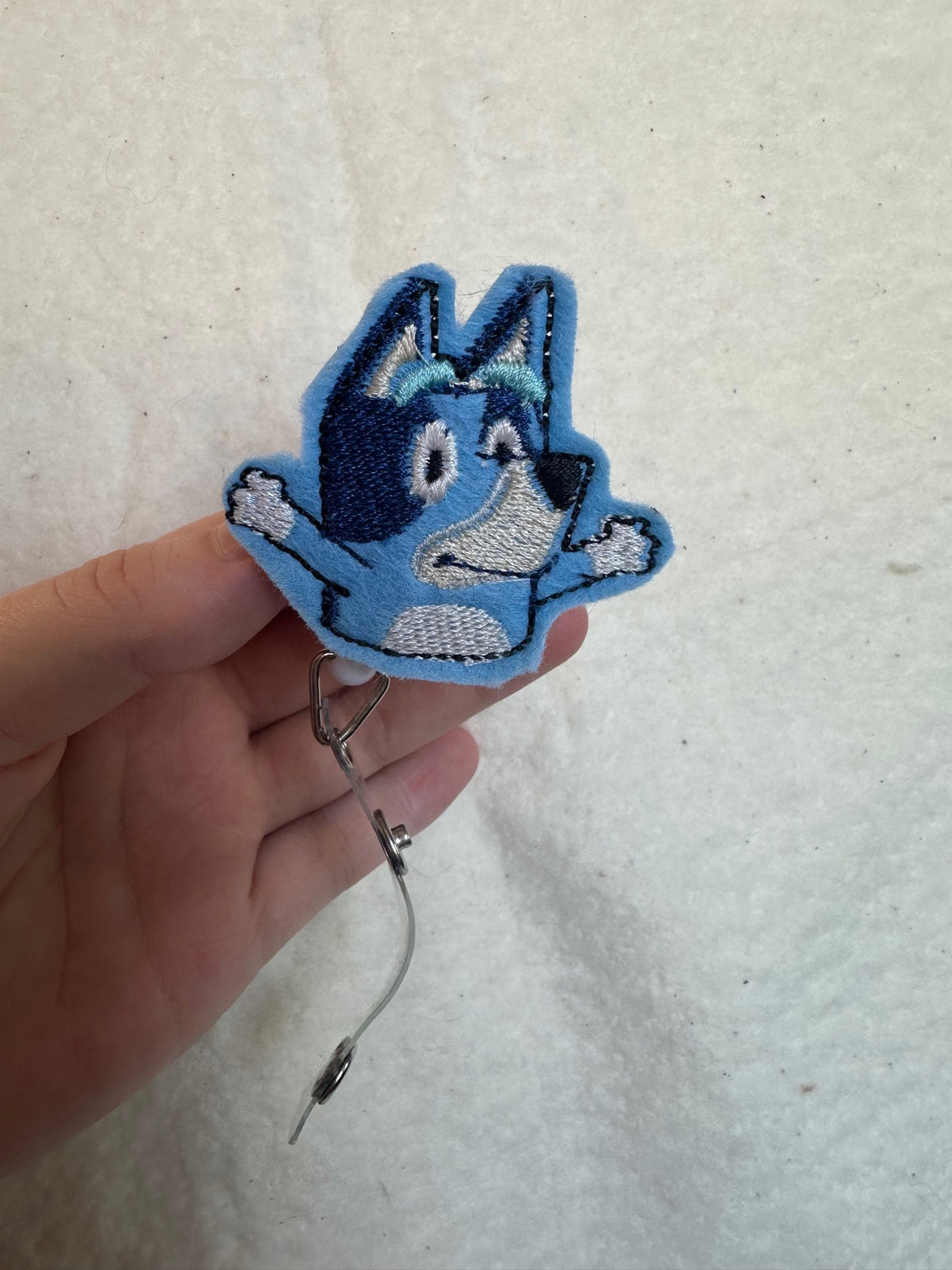 Personalized embroidery project by Kenzie Quilts