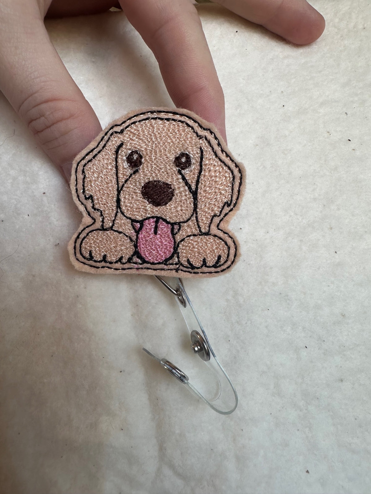 Personalized embroidery project by Kenzie Quilts