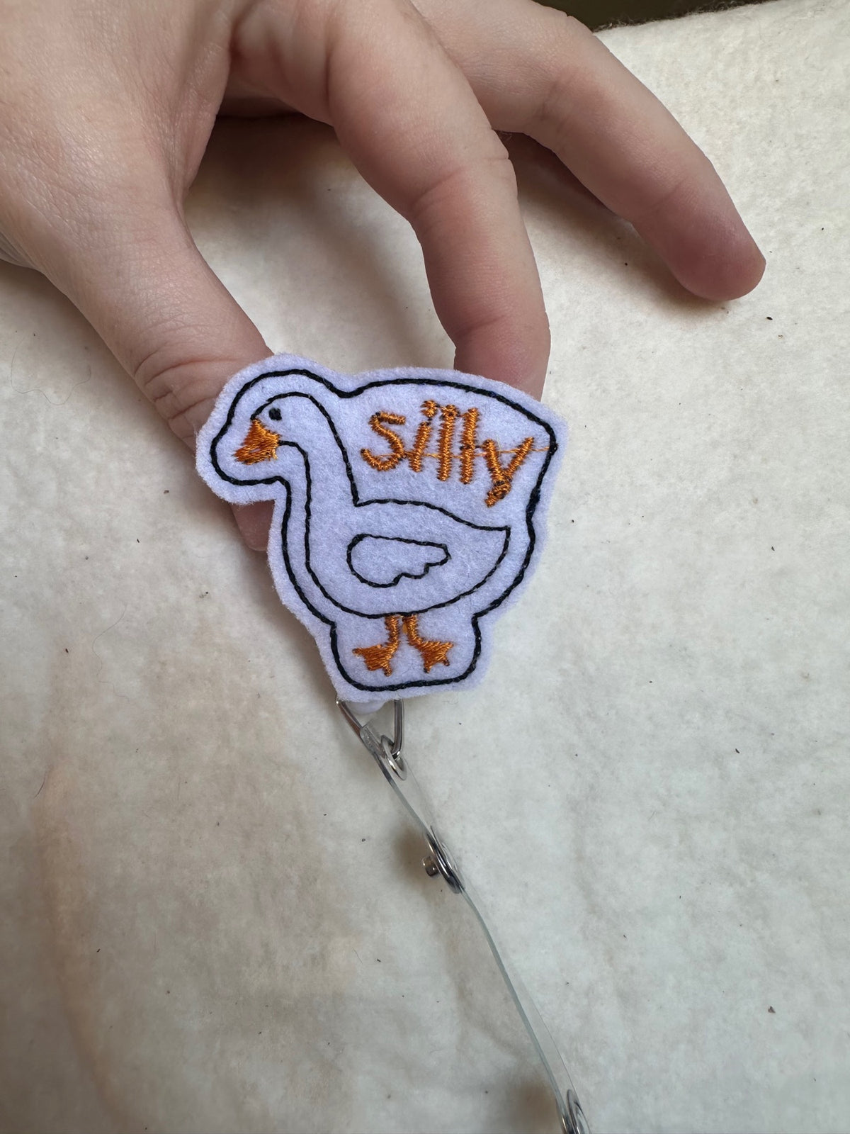 Personalized embroidery project by Kenzie Quilts