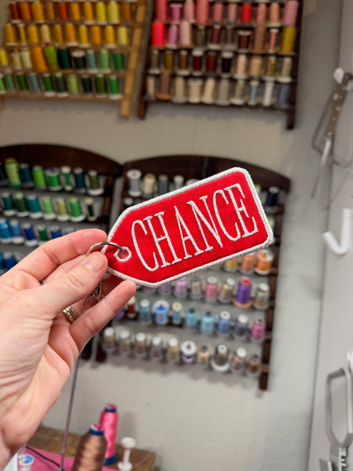 Personalized embroidery project by Kenzie Quilts