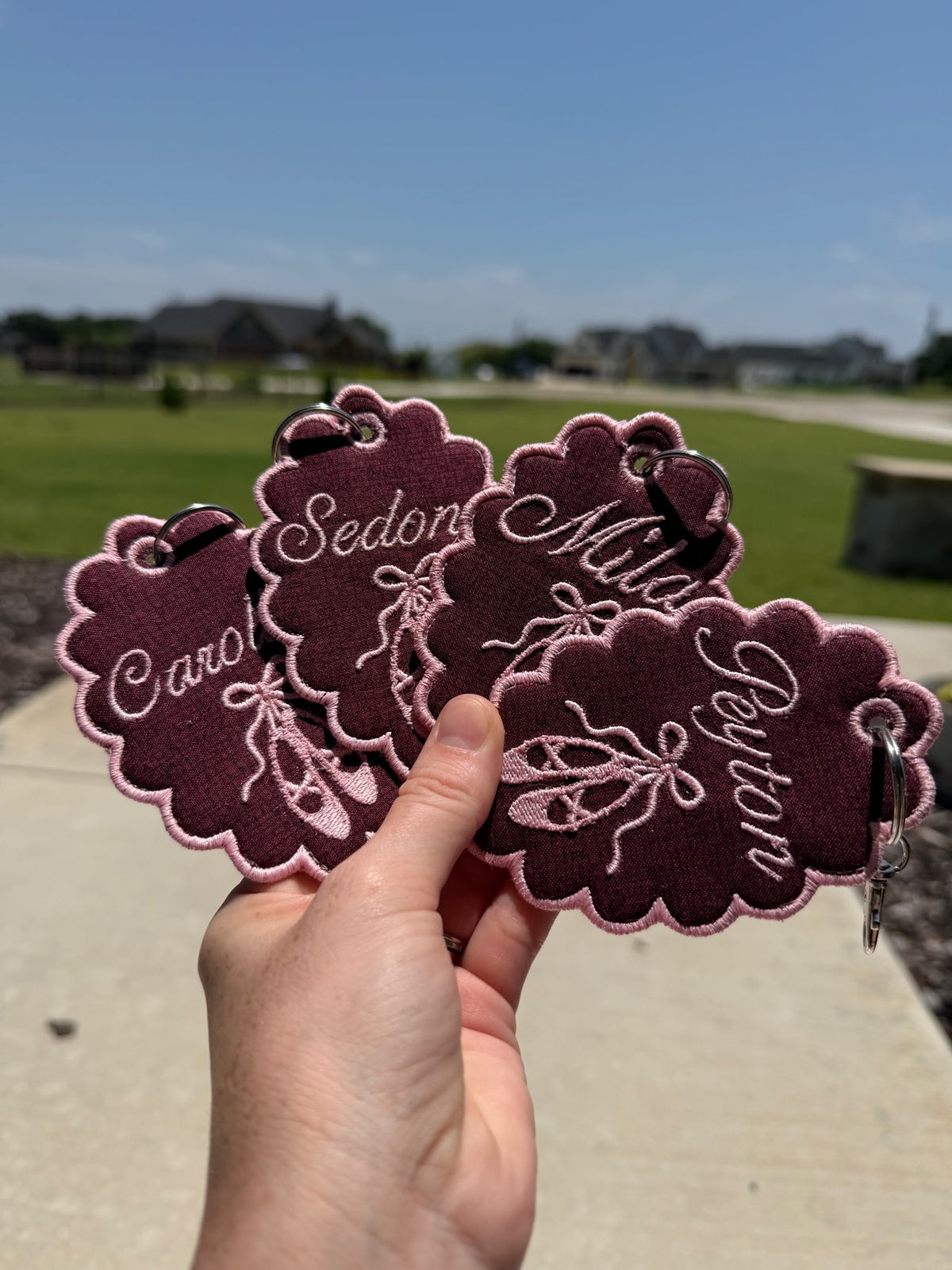 Personalized embroidery project by Kenzie Quilts