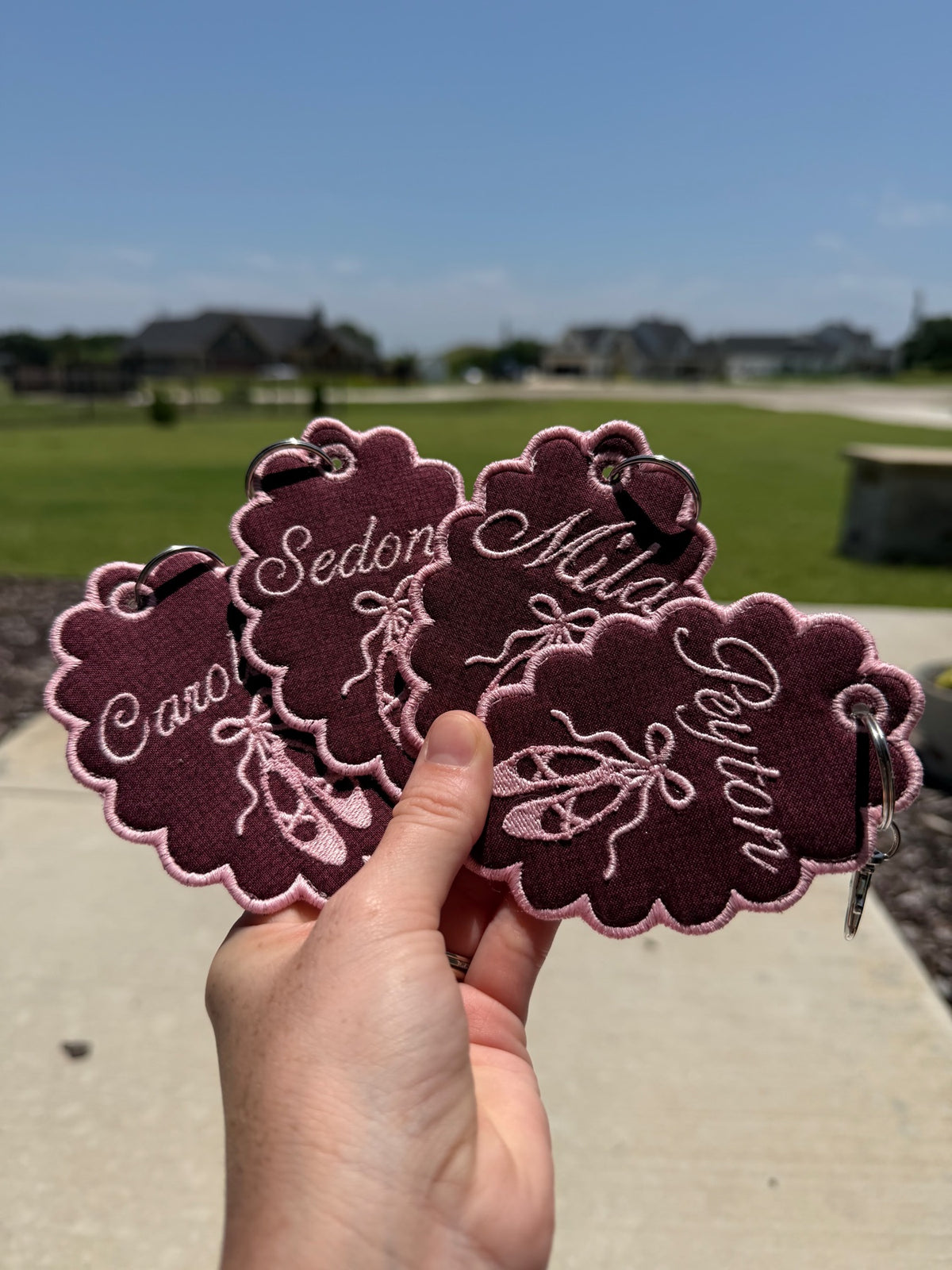 Personalized embroidery project by Kenzie Quilts