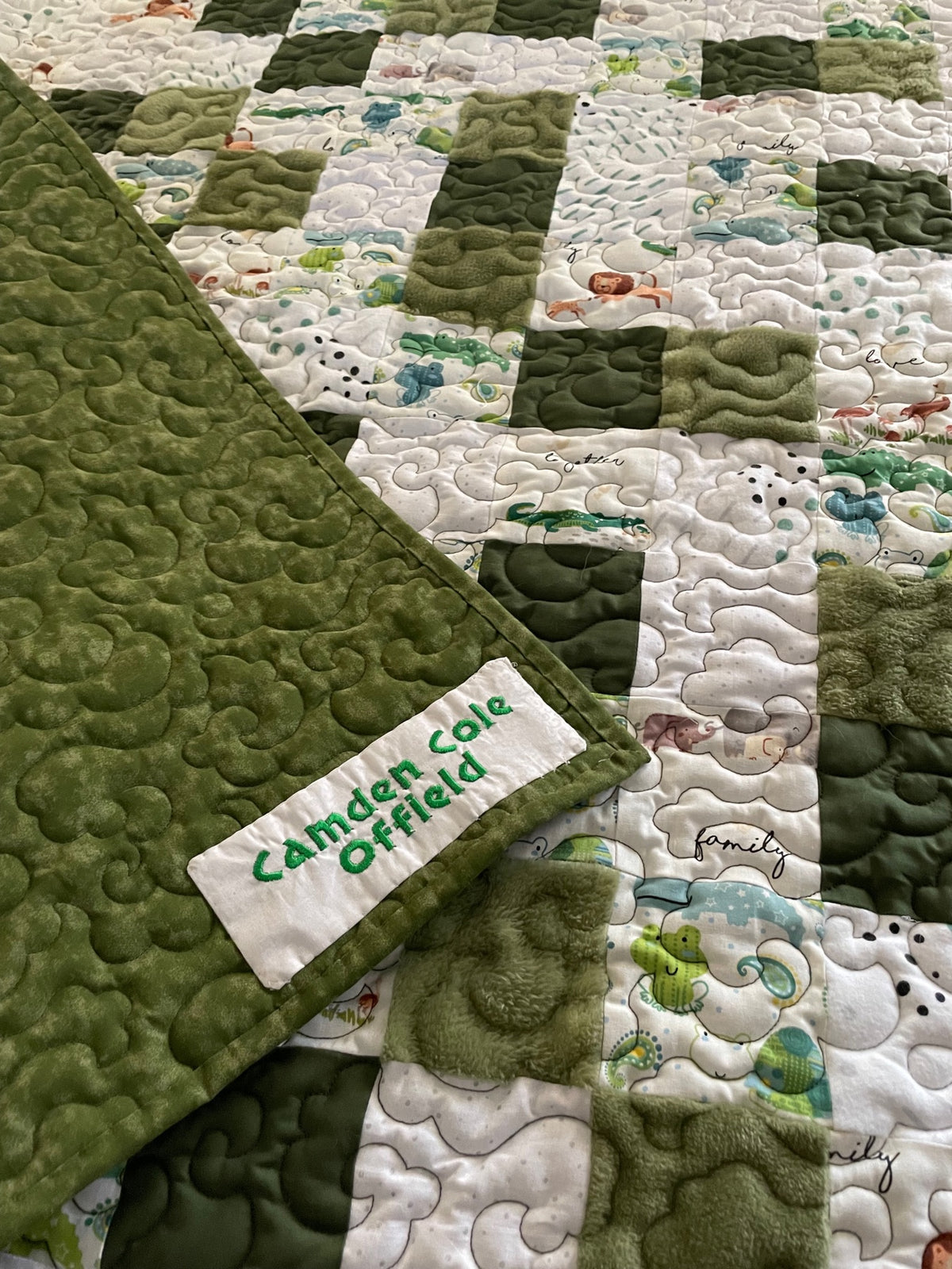 Quilt project by Kenzie Quilts