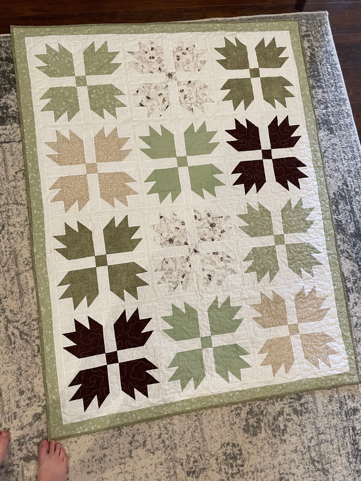 Quilt project by Kenzie Quilts