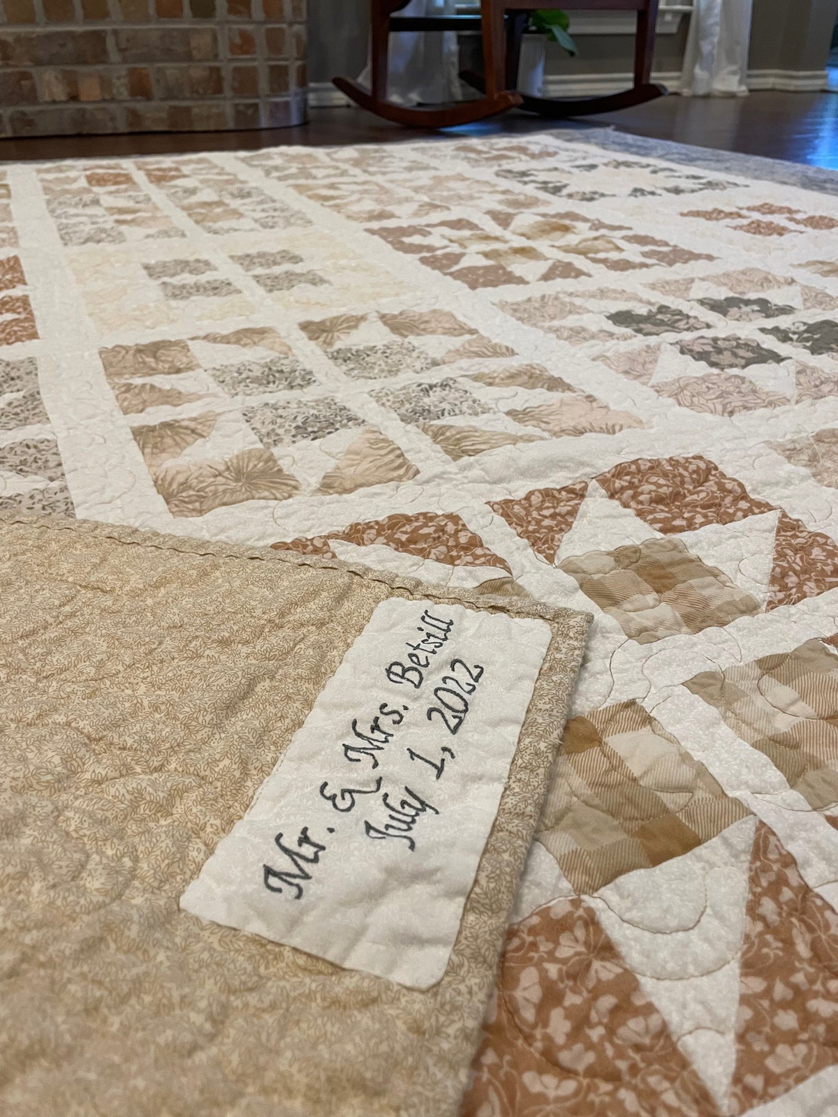 Quilt project by Kenzie Quilts