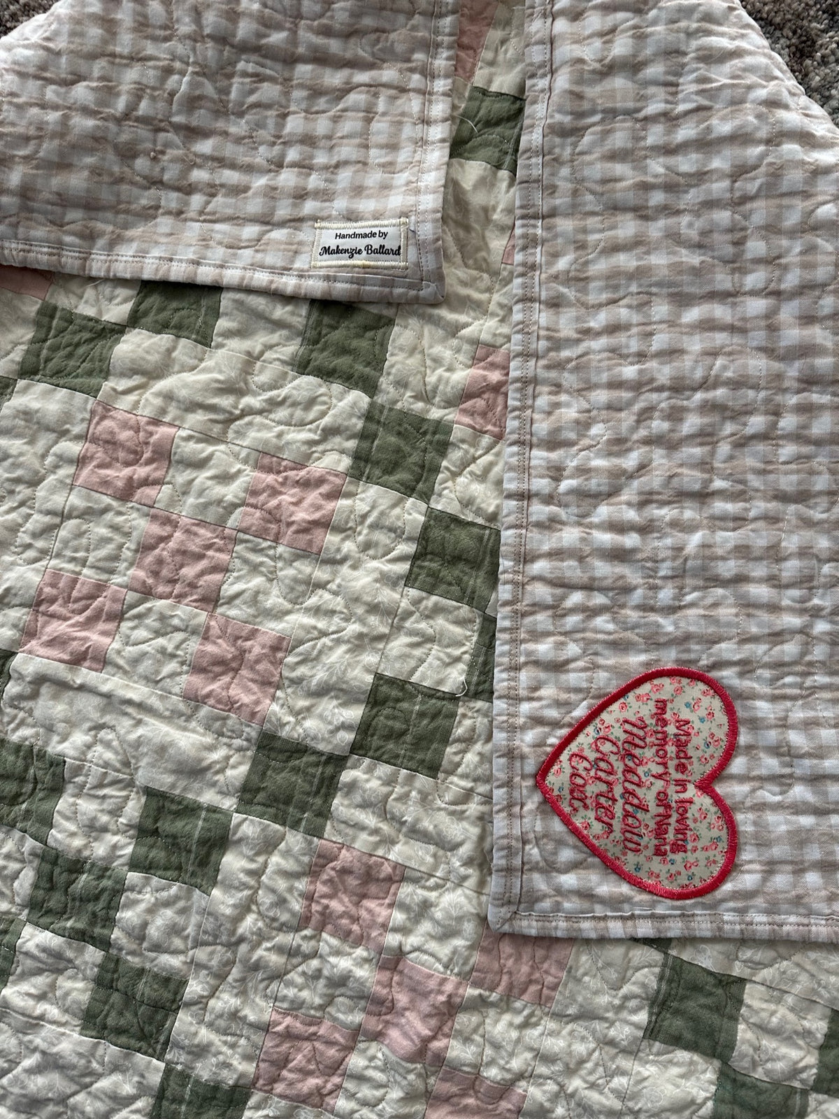 Quilt project by Kenzie Quilts
