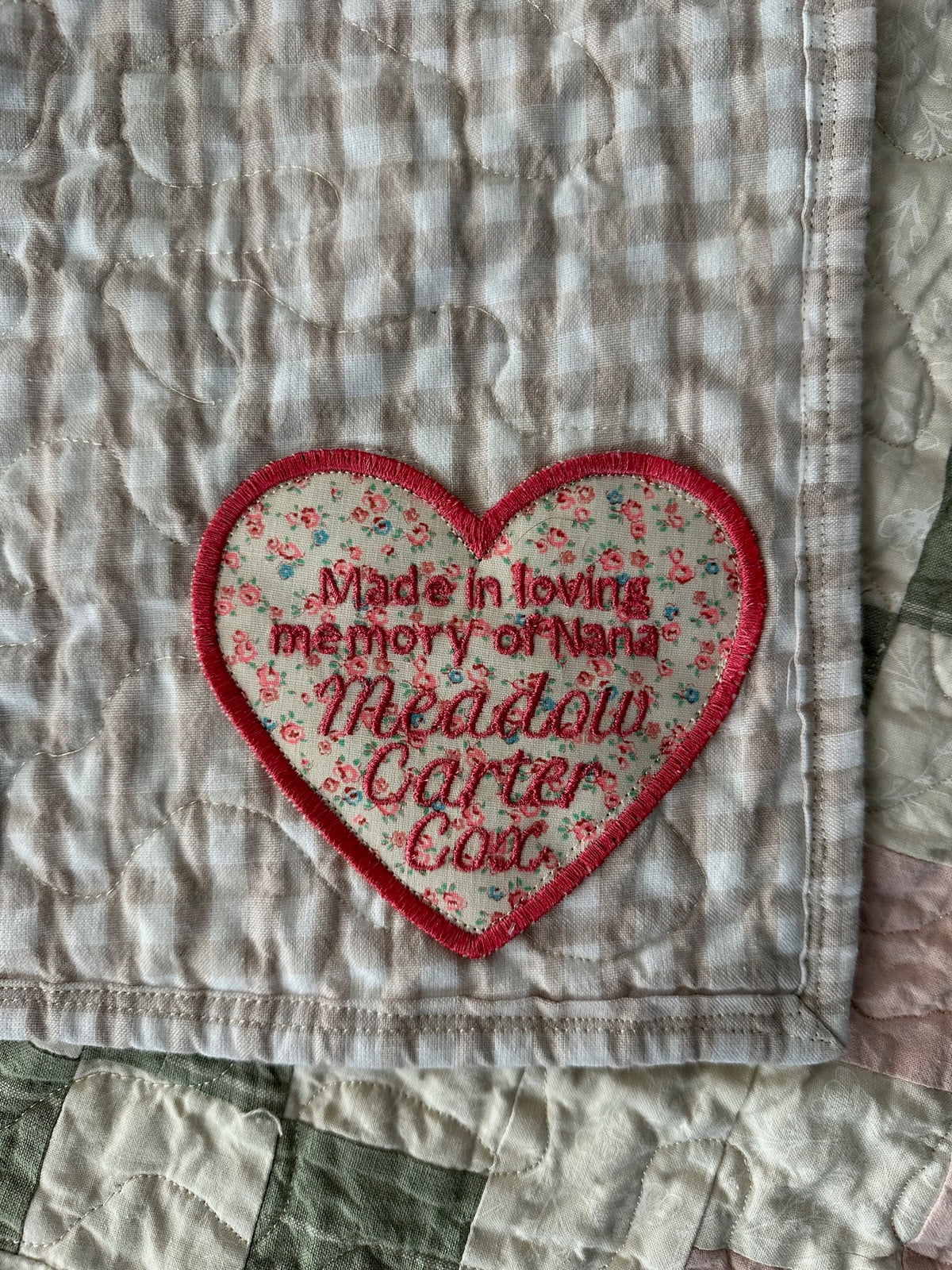 Quilt project by Kenzie Quilts