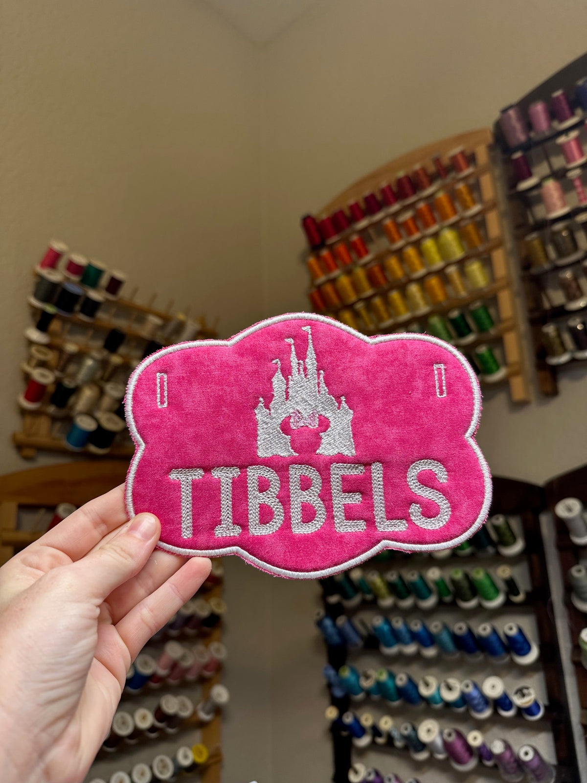 Personalized embroidery project by Kenzie Quilts