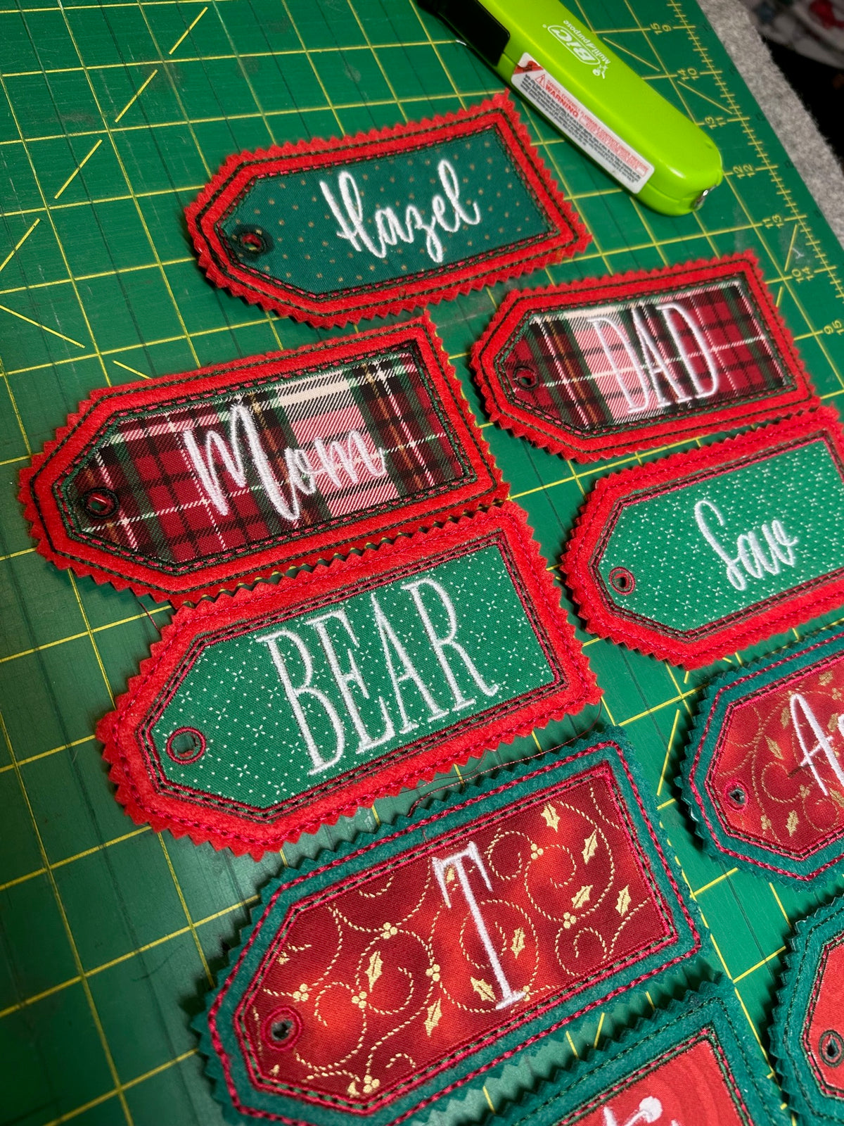 Personalized embroidery project by Kenzie Quilts