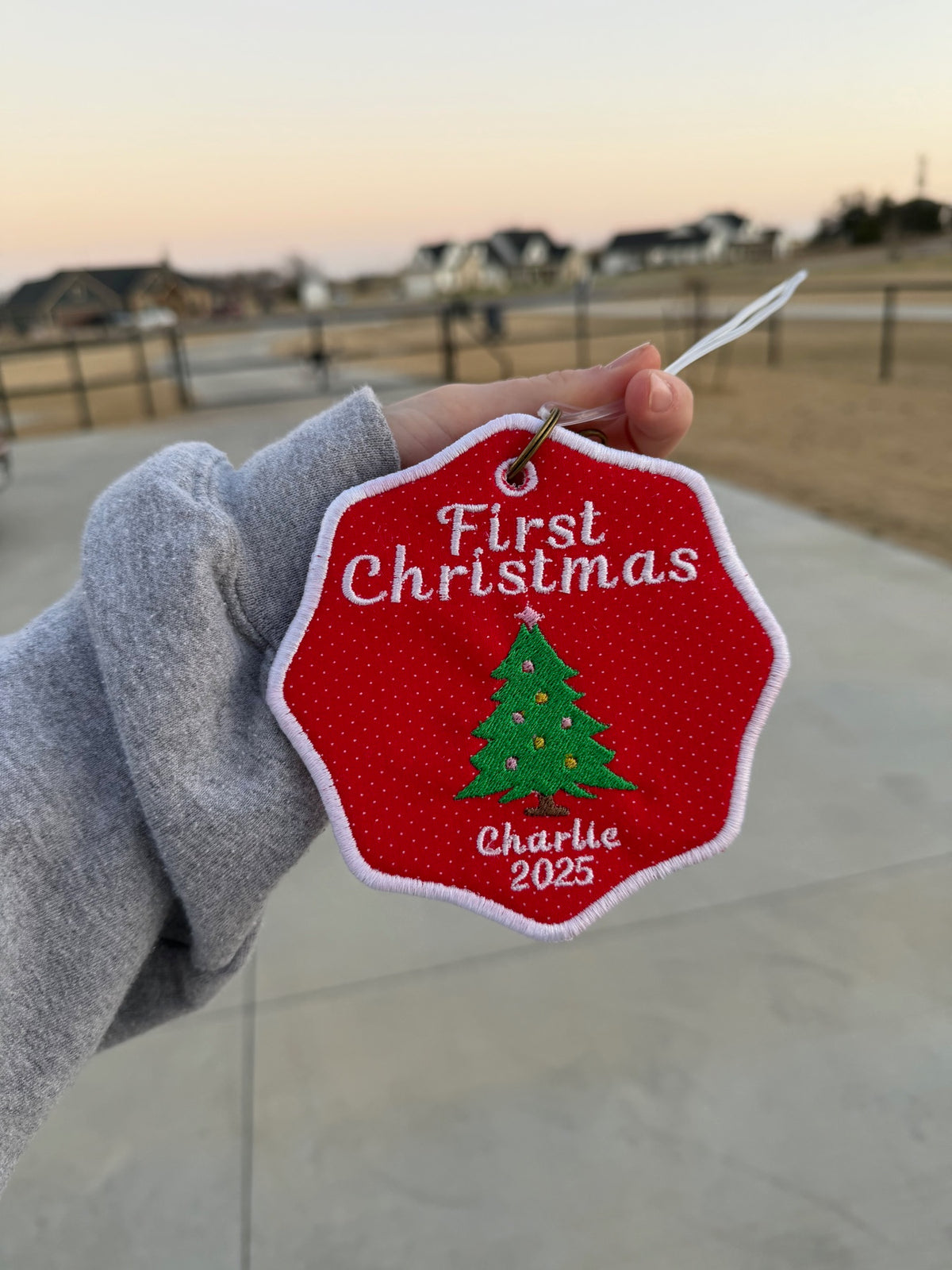 Personalized embroidery project by Kenzie Quilts